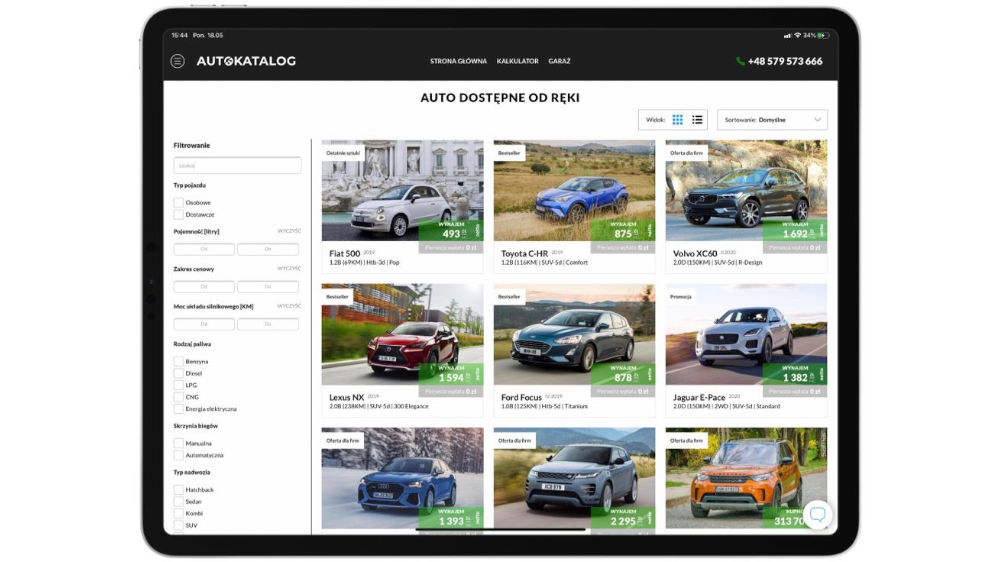 Auto Katalog sprzedaje samochody online autoEXPERT